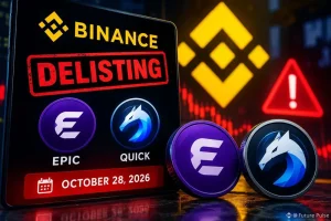 Binance hủy niêm yết EPIC và QUICK khi nào?